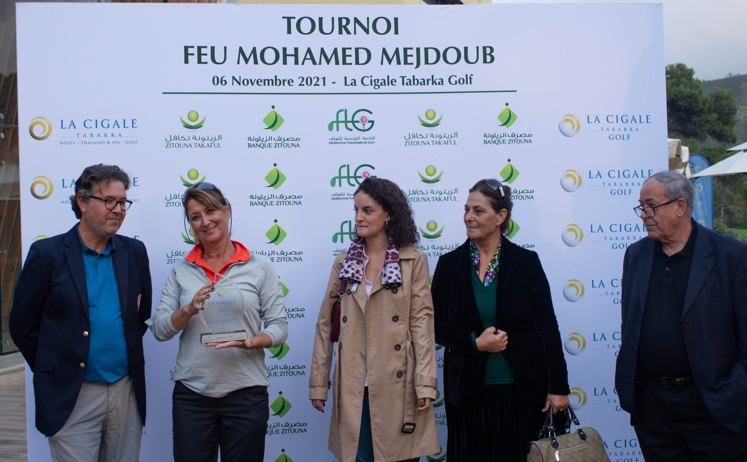  Assurances ZITOUNA TAKAFUL sponsor du 3ème Tournoi de Golf « Feu Mohamed Mejdoub » à la Cigale Golf Tabarka.