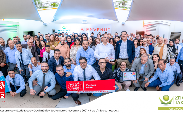  Assurances ZITOUNA TAKAFUL, certifiée Best Place To Work en Tunisie